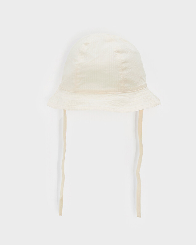 Chapeau en seersucker Coloris écru Natalys