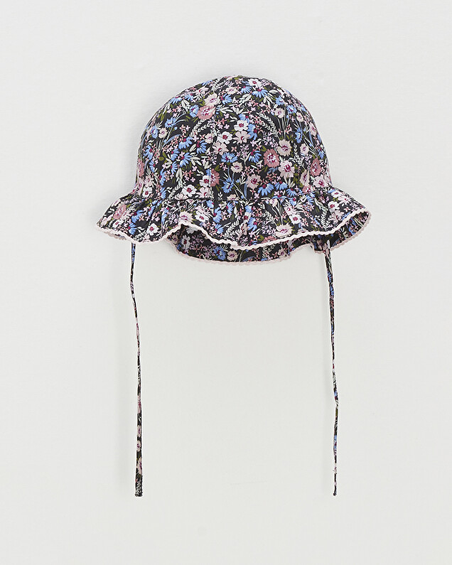 Chapeau en tissu Liberty Imprimé fleurs Natalys