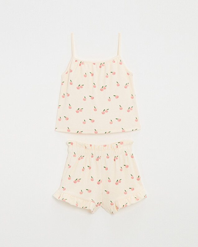 Pyjama 2 pièces enfant en éponge Imprimé pommes Natalys