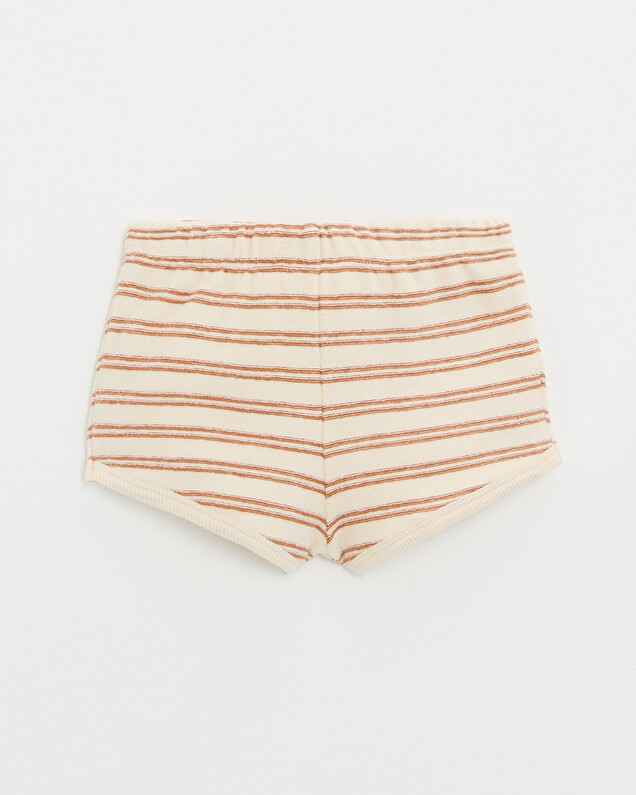 Pyjama 2 pièces en éponge Rayures coloris écru Natalys