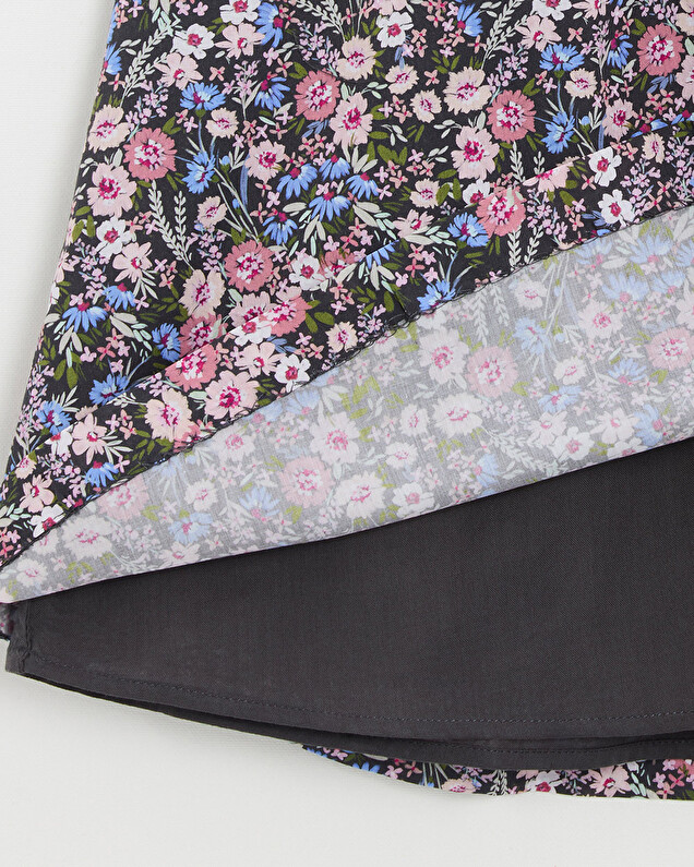 Robe enfant en tissu Liberty Imprimé fleurs Natalys