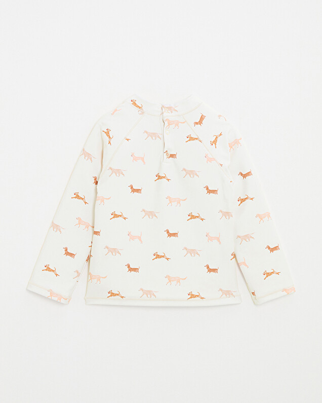 Tee shirt de bain enfant anti UV Imprimé chiens Natalys
