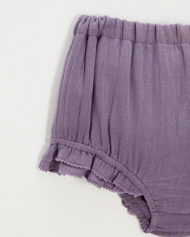Bloomer en gaze de coton Coloris violet  Natalys