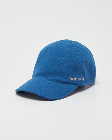 Casquette enfant brod&eacute;e multicolore Coloris bleu  Natalys