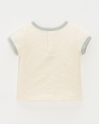 Tee-shirt manches courtes Coloris &eacute;cru  Natalys