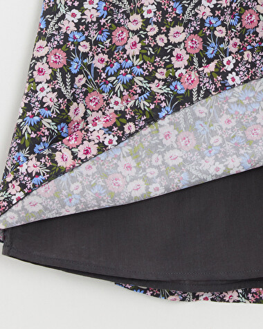 Robe enfant en tissu Liberty Imprim&eacute; fleurs  Natalys
