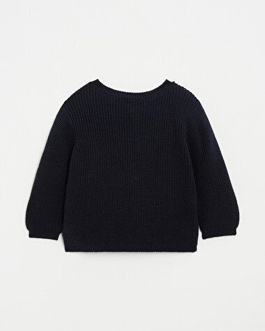 Gilet en tricot Coloris bleu marine  Natalys