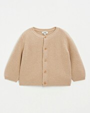 Gilet mixte en laine M&eacute;rinos Coloris caramel  Natalys