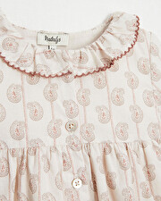 Robe manches longues Imprim&eacute; Indienne  Natalys