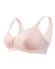 Soutien-gorge d'allaitement Coloris blush  Cache coeur