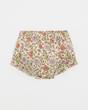 Bloomer imprim&eacute; fleurs A rayures lurex  Natalys
