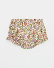 Bloomer imprim&eacute; fleurs A rayures lurex  Natalys