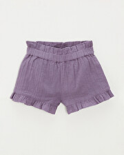Short en gaze de coton Coloris violet  Natalys