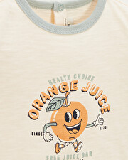 Tee-shirt manches courtes Coloris &eacute;cru  Natalys