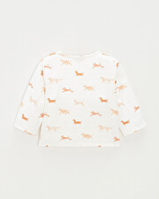 Chemise en gaze de coton Imprim&eacute; chiens  Natalys