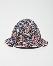 Chapeau en tissu Liberty Imprim&eacute; fleurs  Natalys