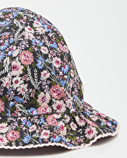 Chapeau en tissu Liberty Imprim&eacute; fleurs  Natalys