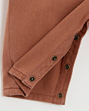 Salopette longue en twill Coloris rouille  Natalys
