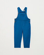 Salopette longue enfant en twill Coloris bleu Natalys