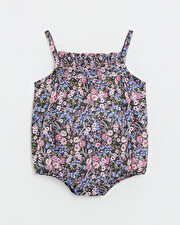 Barboteuse en tissu Liberty Imprim&eacute; fleurs  Natalys