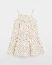 Robes enfant à bretelles Imprimé fleurs Natalys