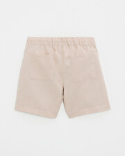 Short en toile de lin/coton Coloris beige Natalys