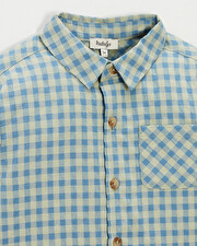 Chemise enfant &agrave; carreaux Coloris bleu  Natalys