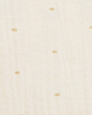 Robe &agrave; pois lurex Coloris &eacute;cru  Natalys