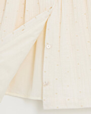 Robe enfant à pois lurex Coloris écru Natalys