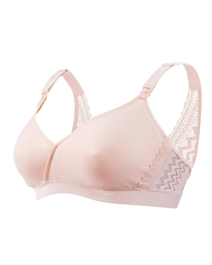Soutien-gorge d'allaitement Coloris blush  Cache coeur