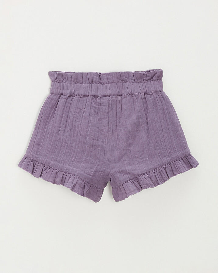 Short en gaze de coton Coloris violet  Natalys