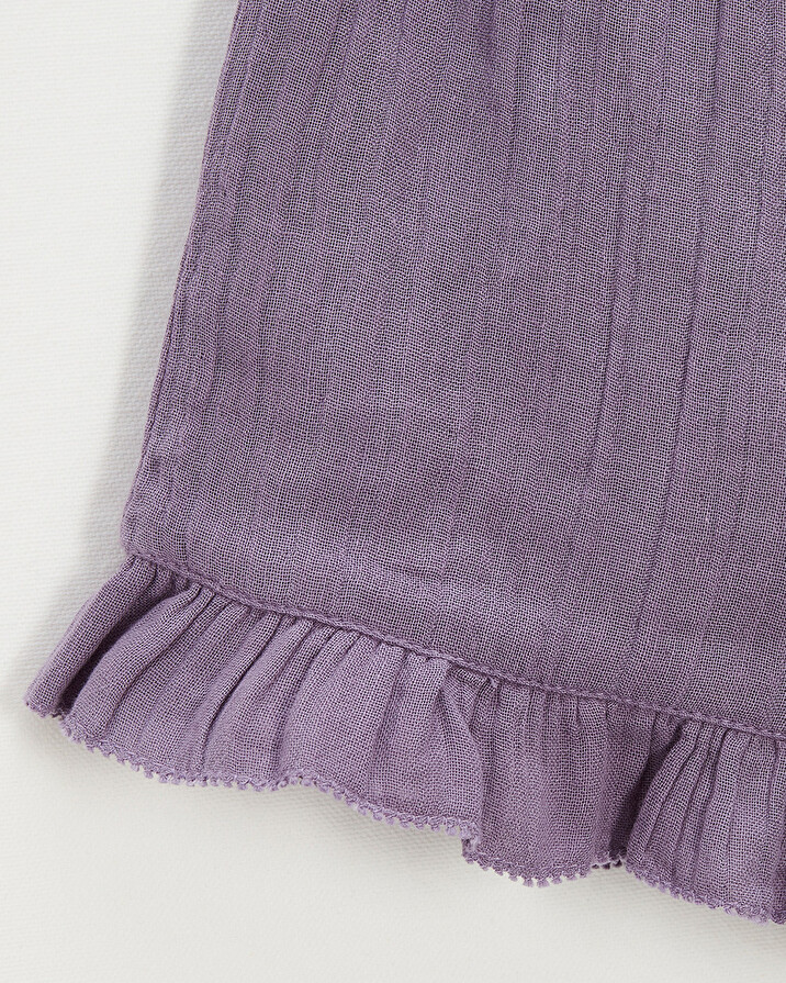 Short en gaze de coton Coloris violet  Natalys