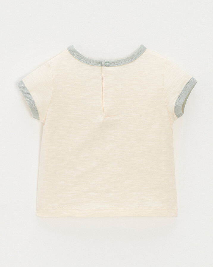 Tee-shirt manches courtes Coloris &eacute;cru  Natalys