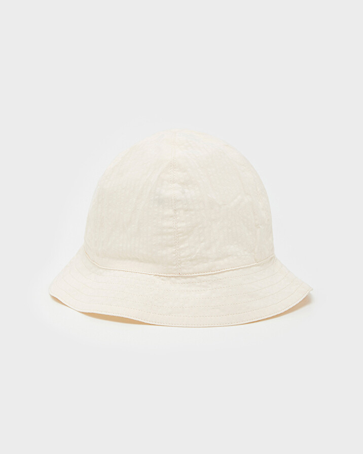 Chapeau en seersucker Coloris écru Natalys