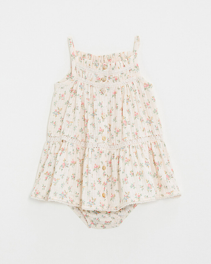 Robes &agrave; bretelles Imprim&eacute; fleurs  Natalys