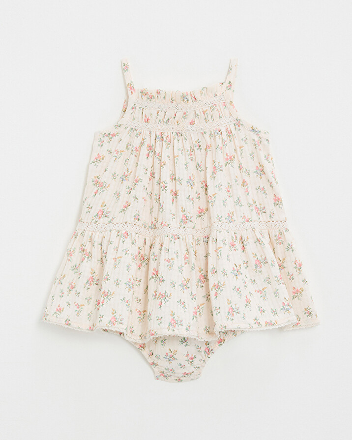 Robes &agrave; bretelles Imprim&eacute; fleurs  Natalys