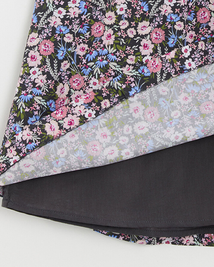 Robe enfant en tissu Liberty Imprim&eacute; fleurs  Natalys