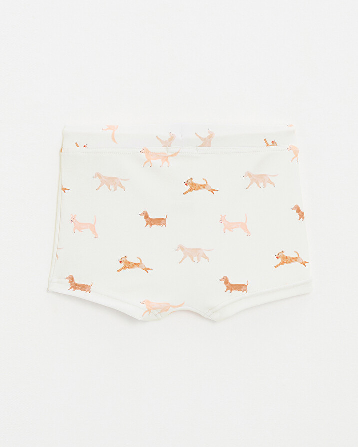 Short de bain enfant anti UV Imprim&eacute; chiens  Natalys