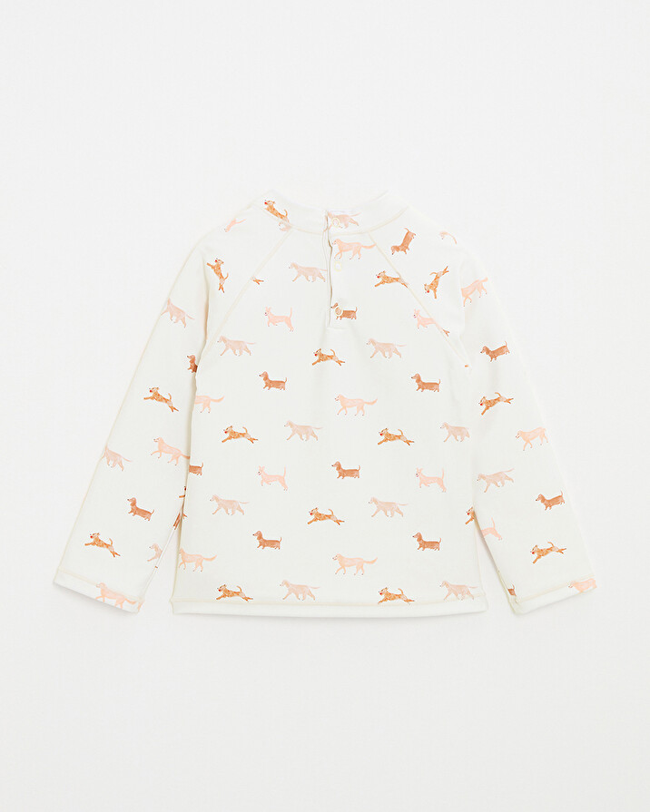 Tee shirt de bain enfant anti UV Imprimé chiens Natalys