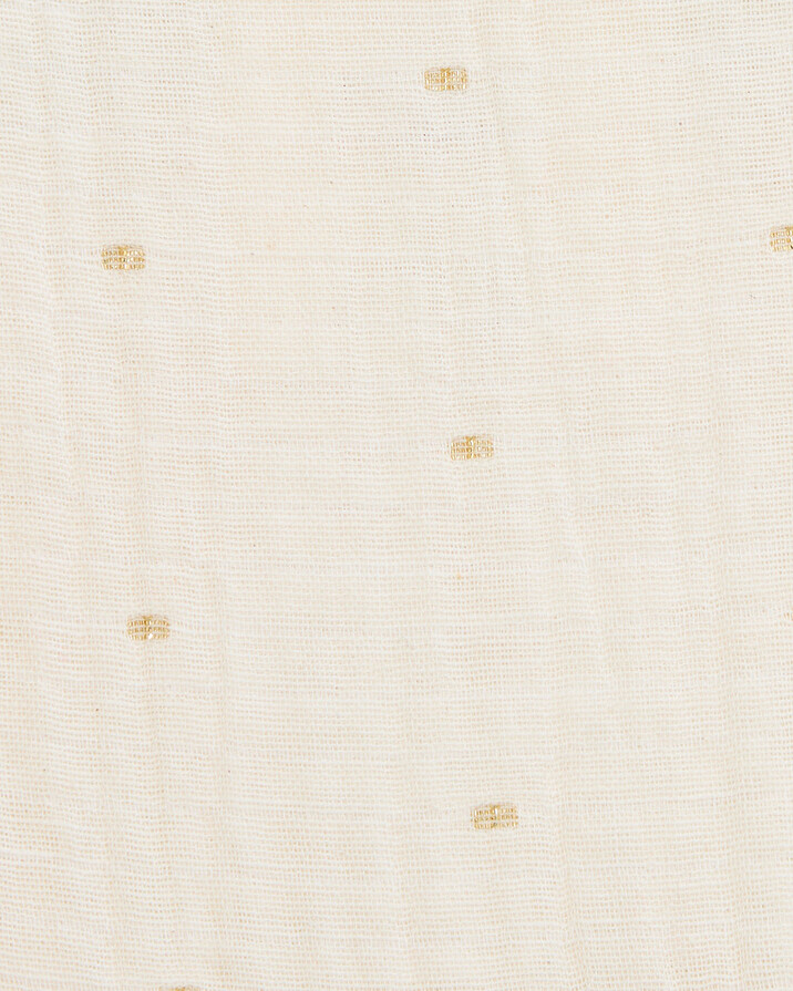 Robe &agrave; pois lurex Coloris &eacute;cru  Natalys