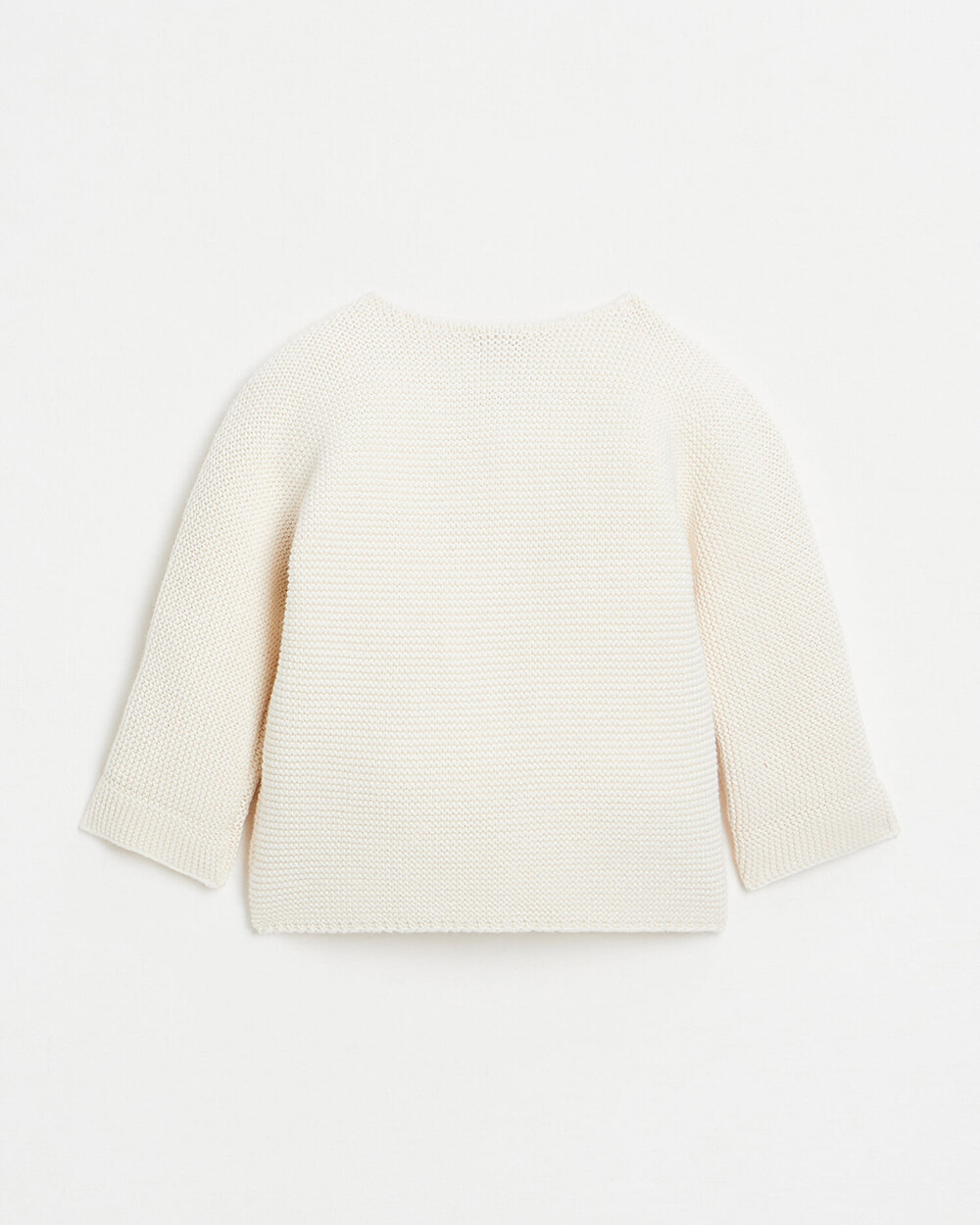 Gilet tricot en coton Coloris écru Natalys
