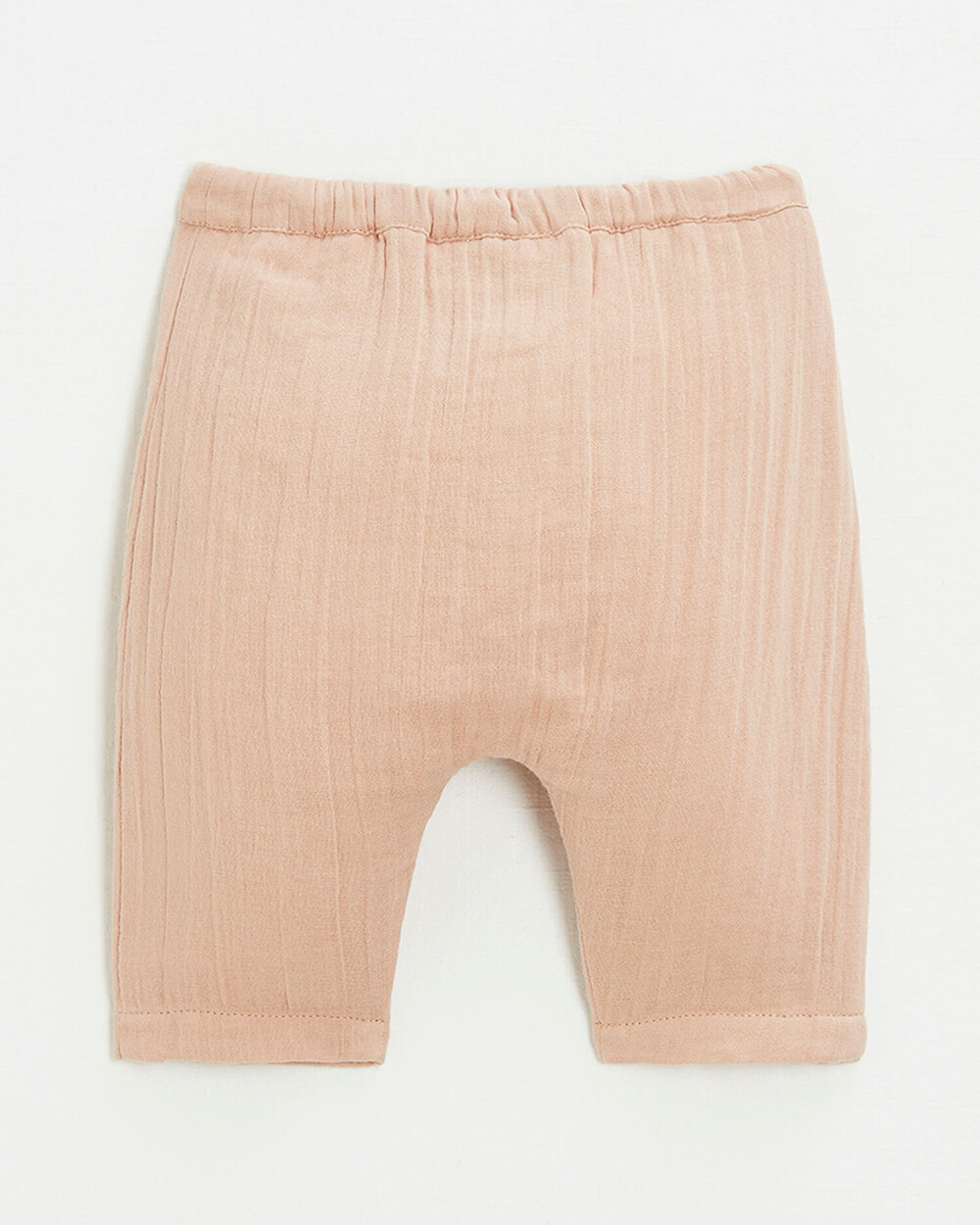 Pantalon en gaze de coton Coloris bois de rose  Natalys