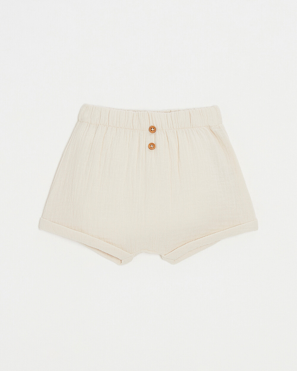 Short en gaze de coton Coloris beige  Natalys