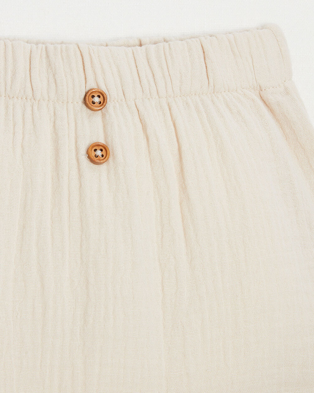 Short en gaze de coton Coloris beige  Natalys