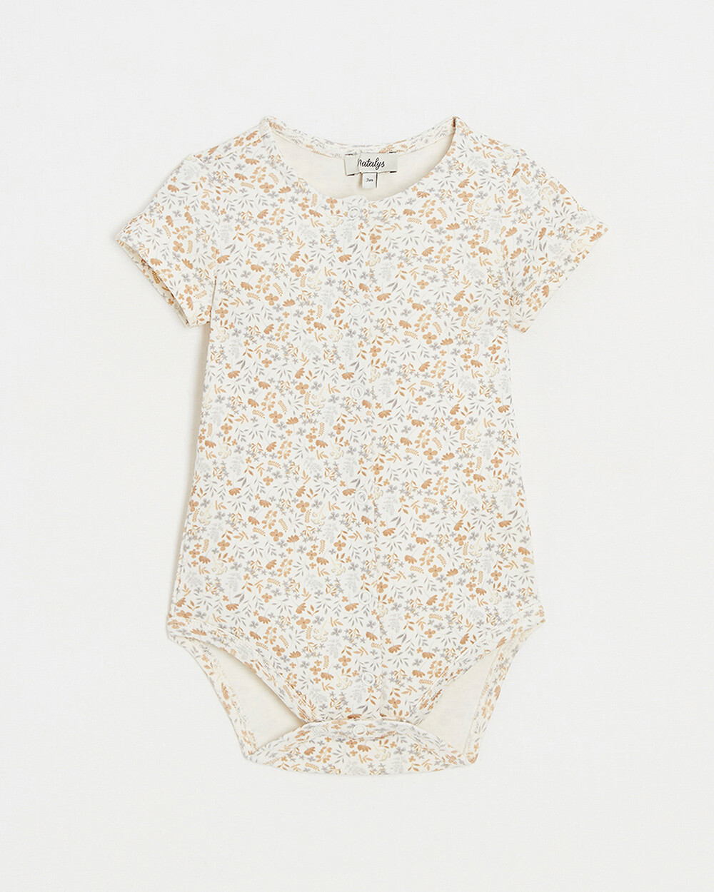 Body manches courtes Imprim&eacute; fleurs  Natalys