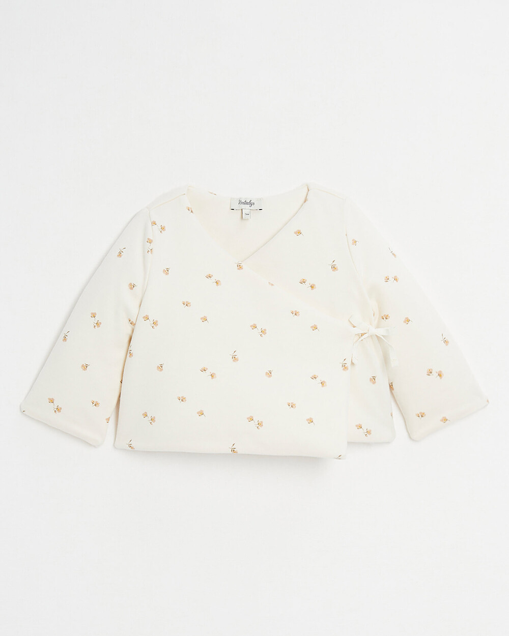 Brassière croisée ouatinée Imprimé fleurs Natalys