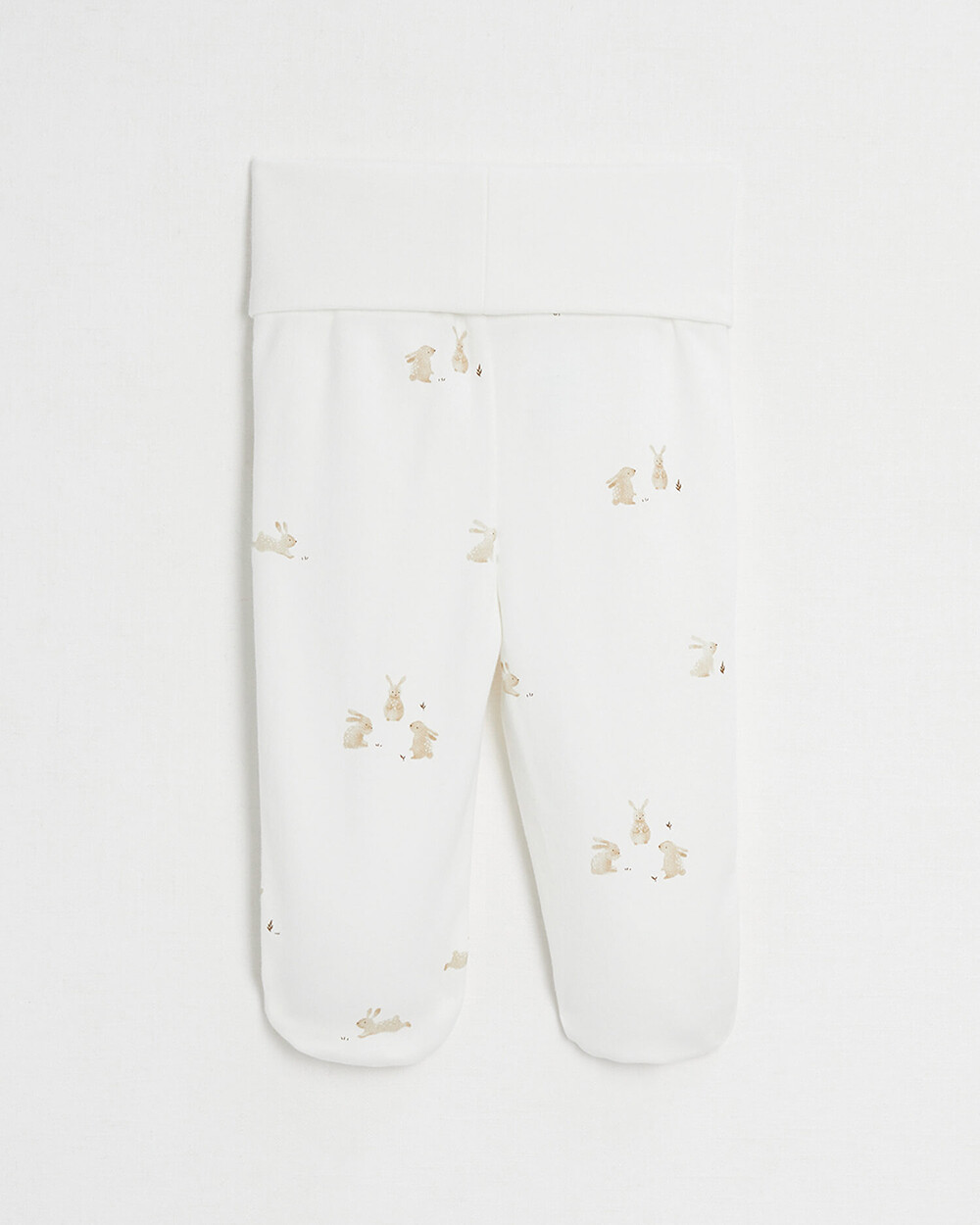 Cale&ccedil;on &agrave; pieds en coton Imprim&eacute; lapins  Natalys