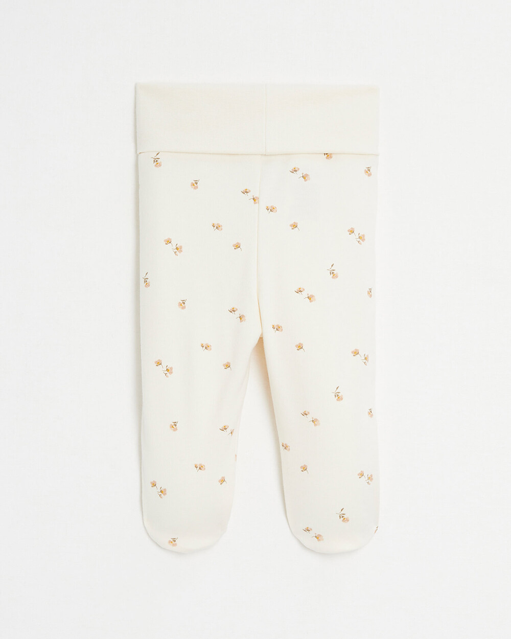Cale&ccedil;on &agrave; pieds en coton Imprim&eacute; fleurs  Natalys
