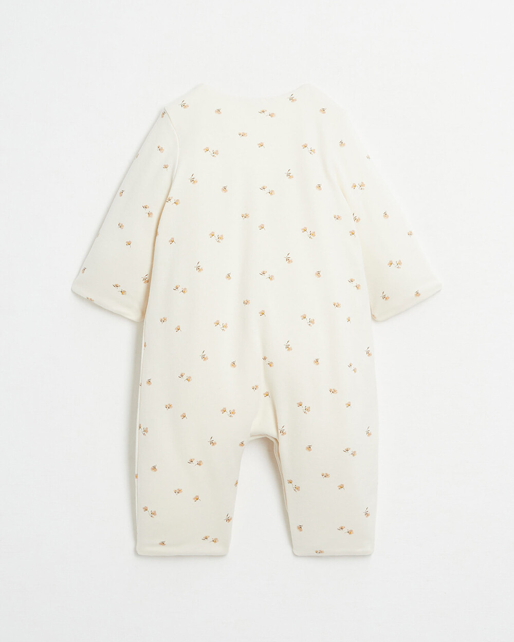 Combinaison longue en coton Imprim&eacute; fleurs  Natalys