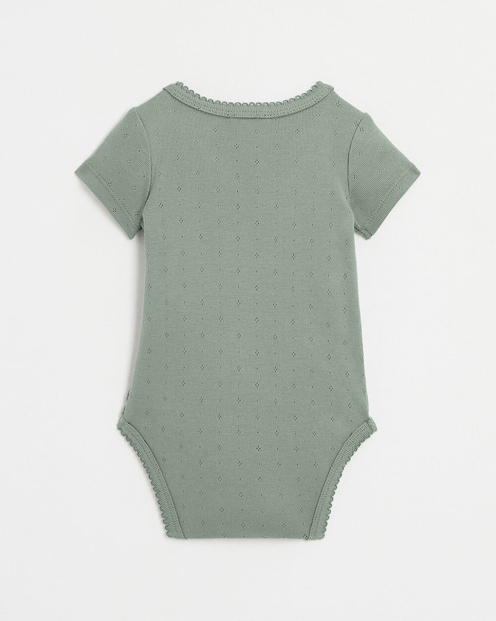 Body crois&eacute; fantaisie manches courtes Coloris vert  Natalys